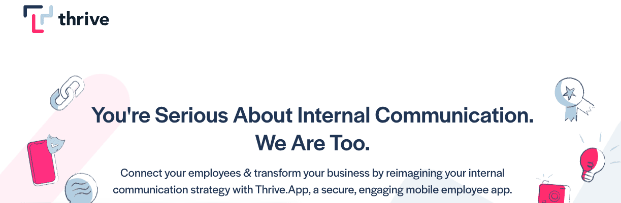 Thrive homepage