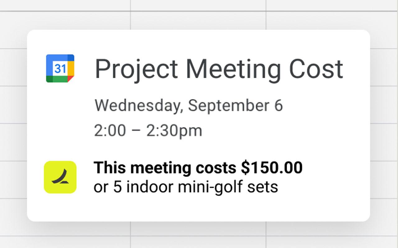 video-conferencing meeting-cost-calculator