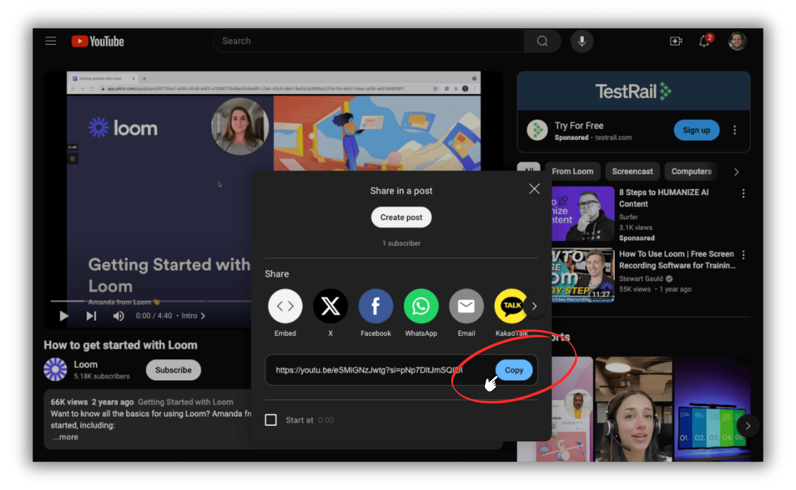 Embed youtube video on google slides 2