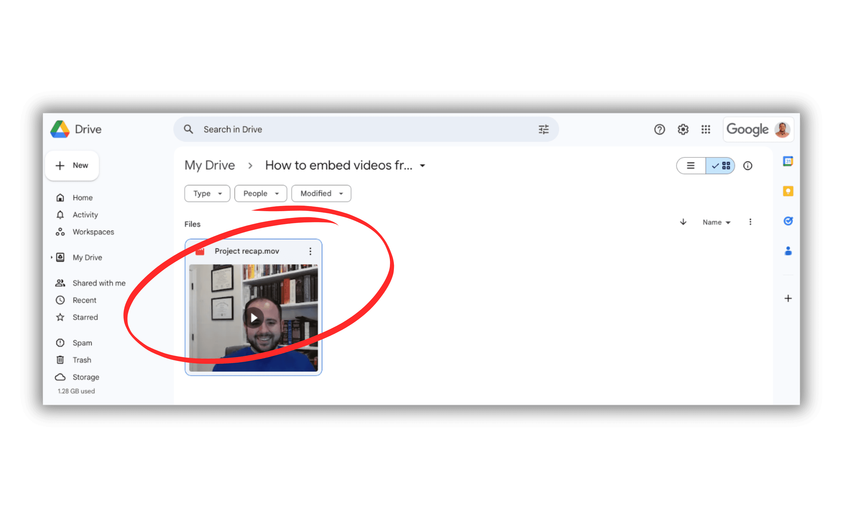 How to embed videos from Google Drive to Google Slides 1